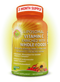 Liposomal Supplements Liposomal Vitamin C Powder Capsules 1500mg - 180 Count