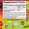 Organic Whole Food Vitamin C Complex - 675 mg Vitamin C per Serving - 120 Count