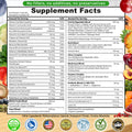 Whole Food Multivitamin Vegan Whole Food Multivitamin with Iron for Women and Men