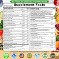 Whole Food Multivitamin Vegan Whole Food Multivitamin without Iron for Men and Women