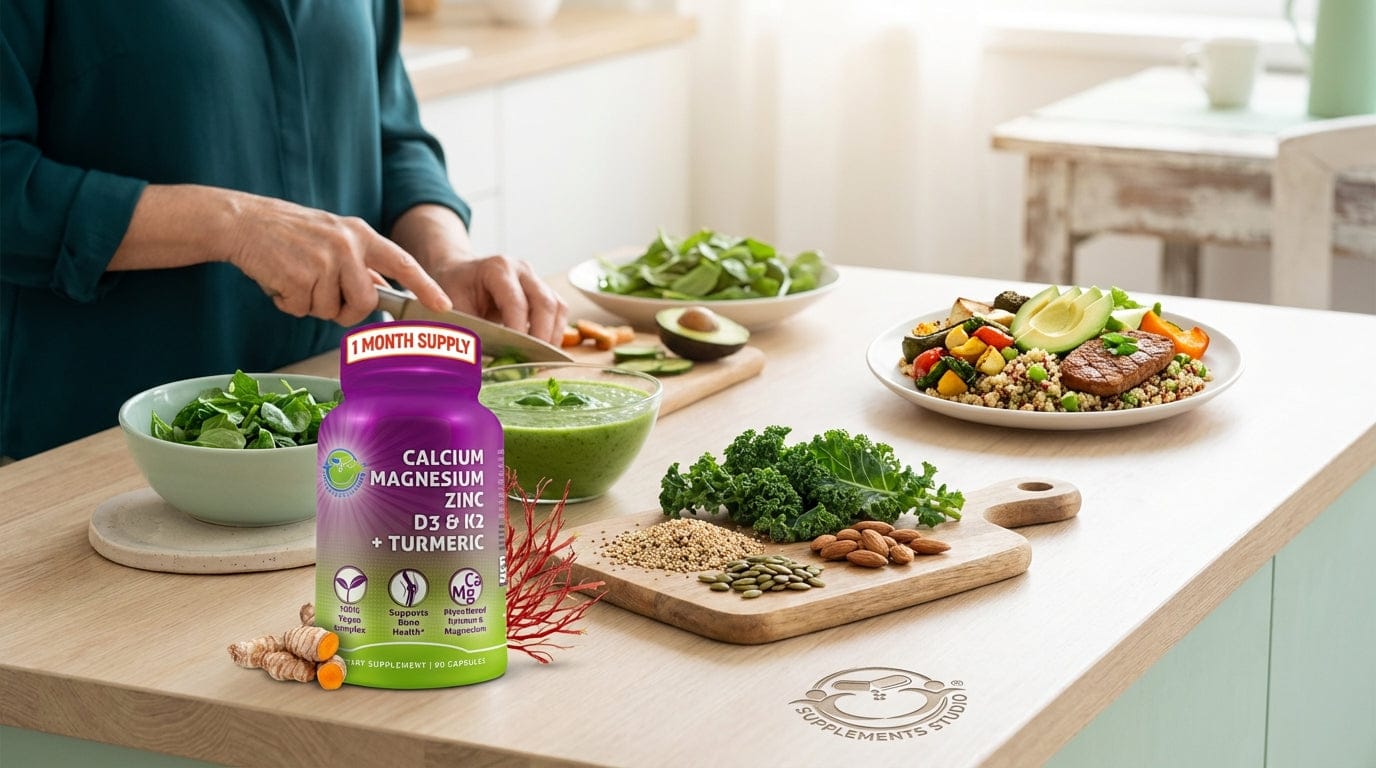 Best Vegan Bone Support Supplement for Seniors Over 60