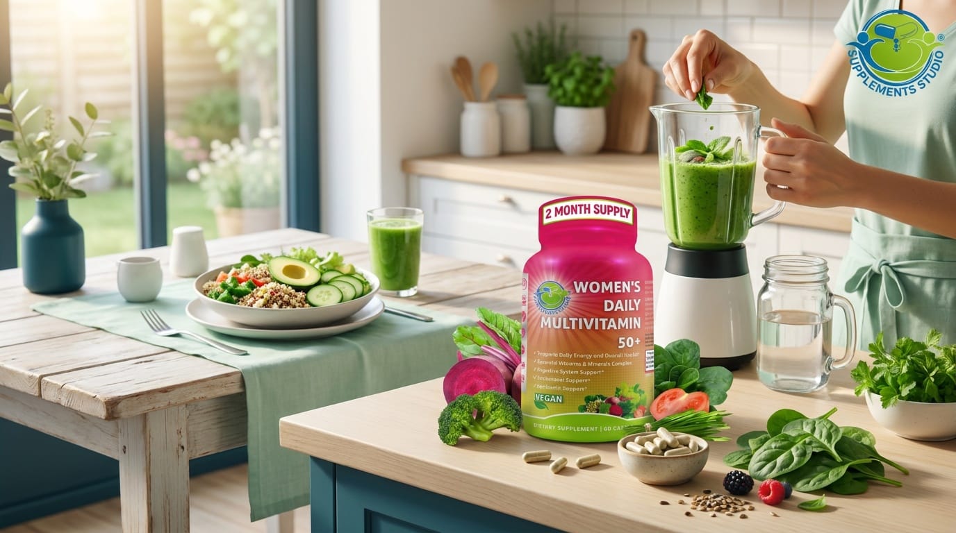 Vegan Multivitamin for Women 50+: Eye & Gut