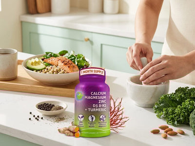 Plant-Based Bone Health Supplements with Black Pepper