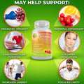 Liposomal Vitamin C may help with: enhanced immunity, antioxidant, collagen production, increased energy