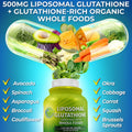 image showcasing the glutathione-rich whole foods that are in our formula