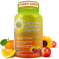 Liposomal Supplements Liposomal Vitamin C Liquid Gel Capsules 1100mg - 120 Count