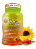 Liposomal Supplements Liposomal Vitamin C Liquid Gel Capsules 1100mg - 120 Count