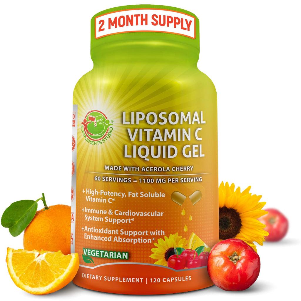 lipid encapsulated vitamin c Liposomal Vitamin C Liquid Gel Capsules 1100mg