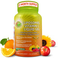 Liposomal Supplements Liposomal Vitamin C Liquid Gel Capsules 1100mg - 120 Count