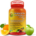 120 Count Quercetin with Bromelain, Zinc, Vitamin C & Organic Whole Foods