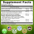 Quercetin with Bromelain, Zinc, Vitamin C & Organic Whole Foods