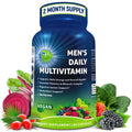 Vegan Daily Multivitamin for Men with Saw Palmetto, Probiotics, Enzymes & Superfoods