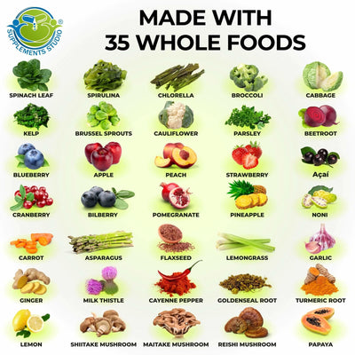 Whole Food Multivitamin Vegan Whole Food Multivitamin without Iron for Men and Women