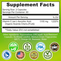 Liposomal Vitamin C Liquid 120 count Supplements Facts