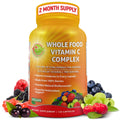 Whole Food Vitamin C Complex - 1450mg Organic Berries - 675 mg Vitamin C per Serving - 120 Capsules